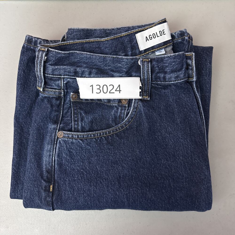 Agolde Low Curve Jeans Womens Size 29 Blue Pendulum Barrel Leg Slouchy Denim - Picture 14 of 14